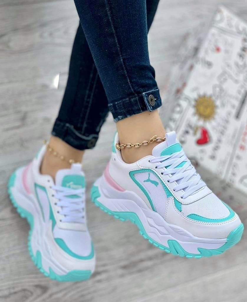 Tenis Puma Turquesa
