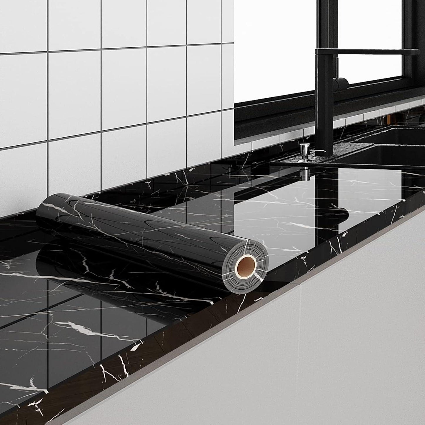 Película de Mármol Autoadhesiva