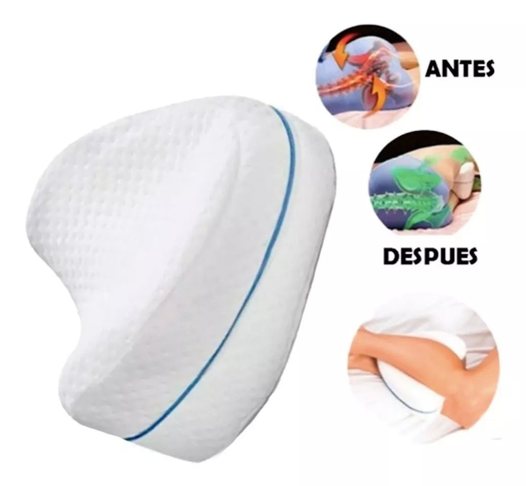 Almohada ortopédica correctora para piernas y cuello ☁️