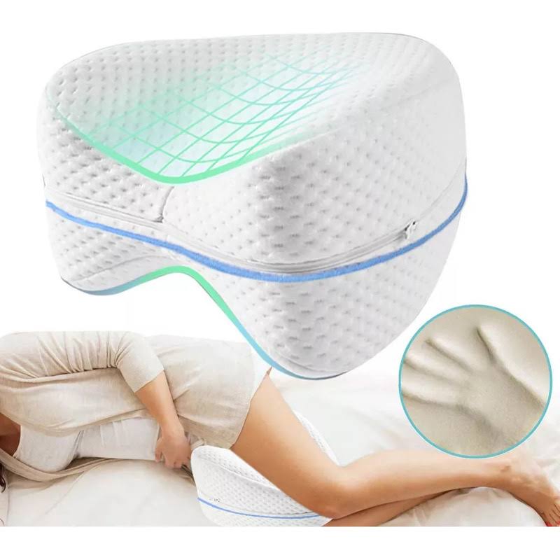 Almohada ortopédica correctora para piernas y cuello ☁️