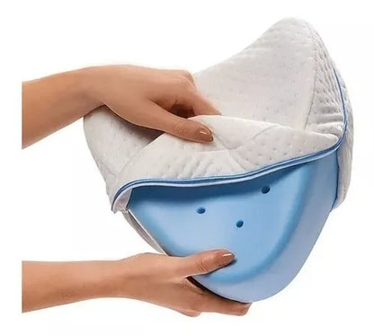 Almohada ortopédica correctora para piernas y cuello ☁️