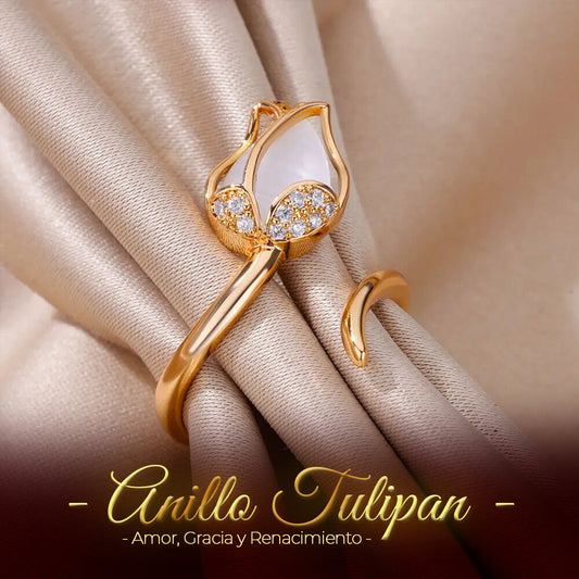 ANILLO TULIPÁN + Caja REGALO