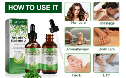 Aceite Esencial De Romero Para El Crecimiento Del Cabello 2x1 ✨