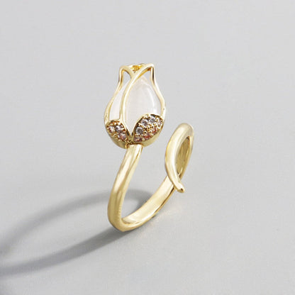 ANILLO TULIPÁN + Caja REGALO