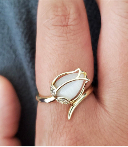 ANILLO TULIPÁN + Caja REGALO